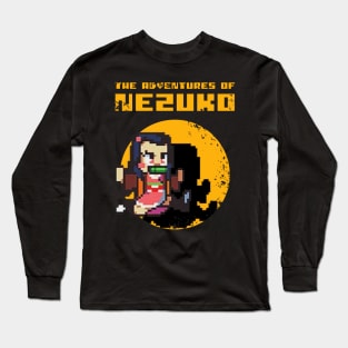 The Adventures of Nezuko Vintage Long Sleeve T-Shirt